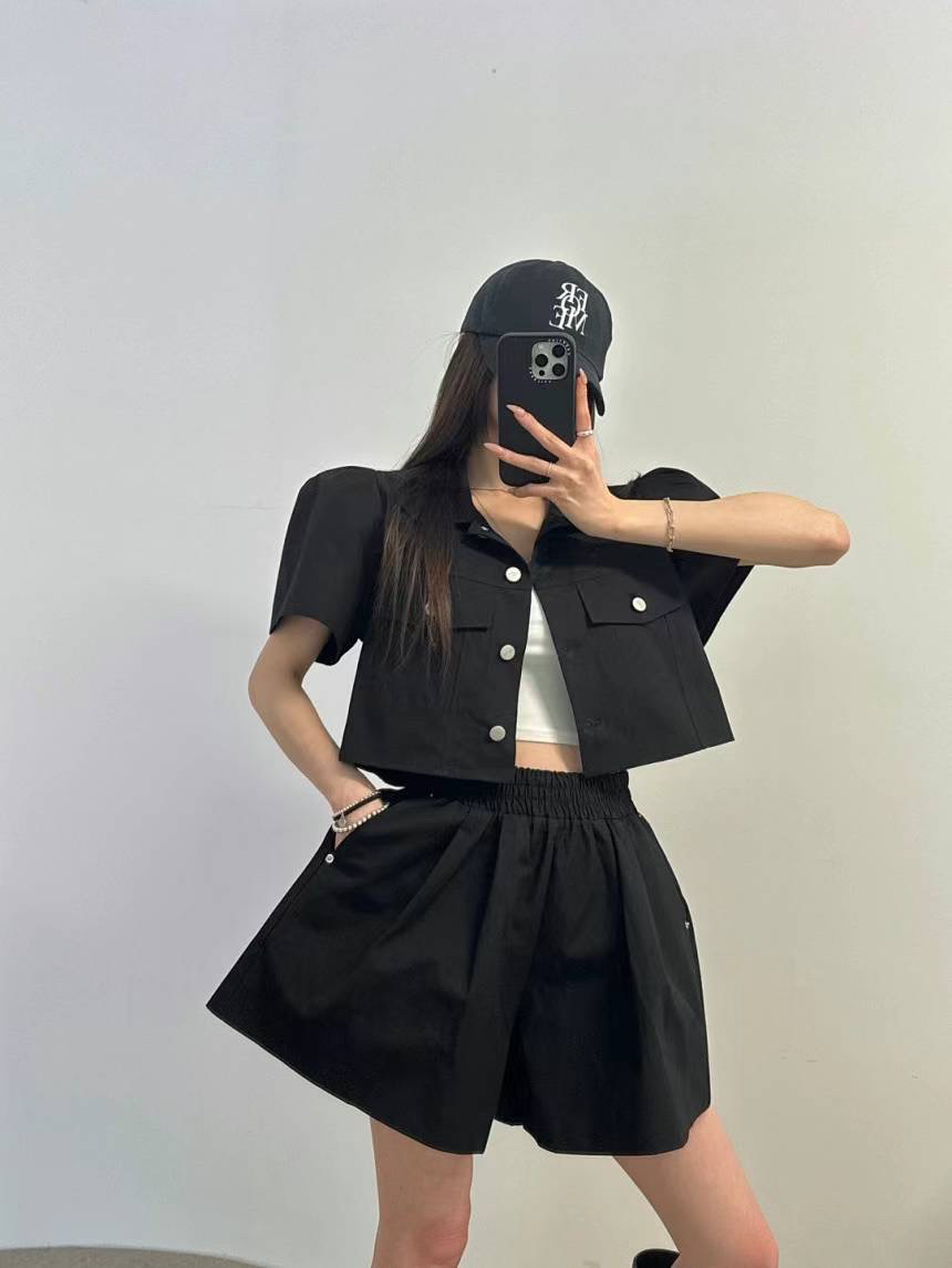 SOMETHING-L直郵韓國代購㊣女裝新品25春夏推薦時尚休閑夾克Something/FANCY夾克