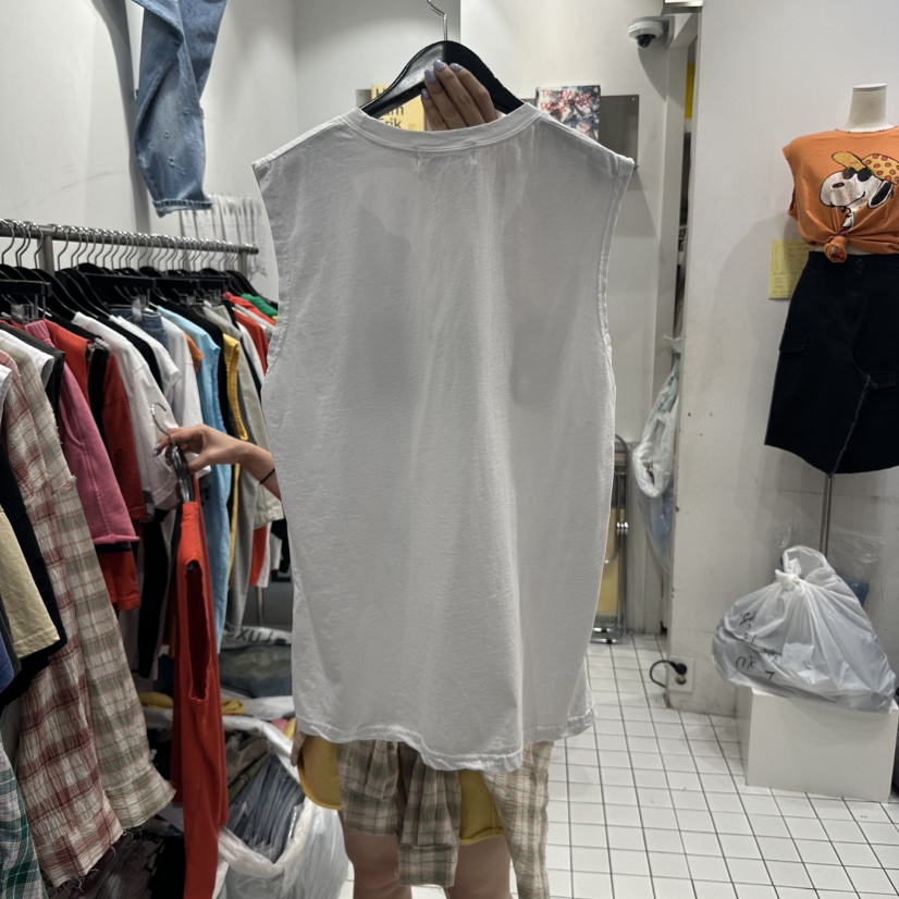 THE WEEKND直郵韓國代購㊣女裝新品熱賣25春夏推薦吊帶背心THE WEEKND吊帶/背心
