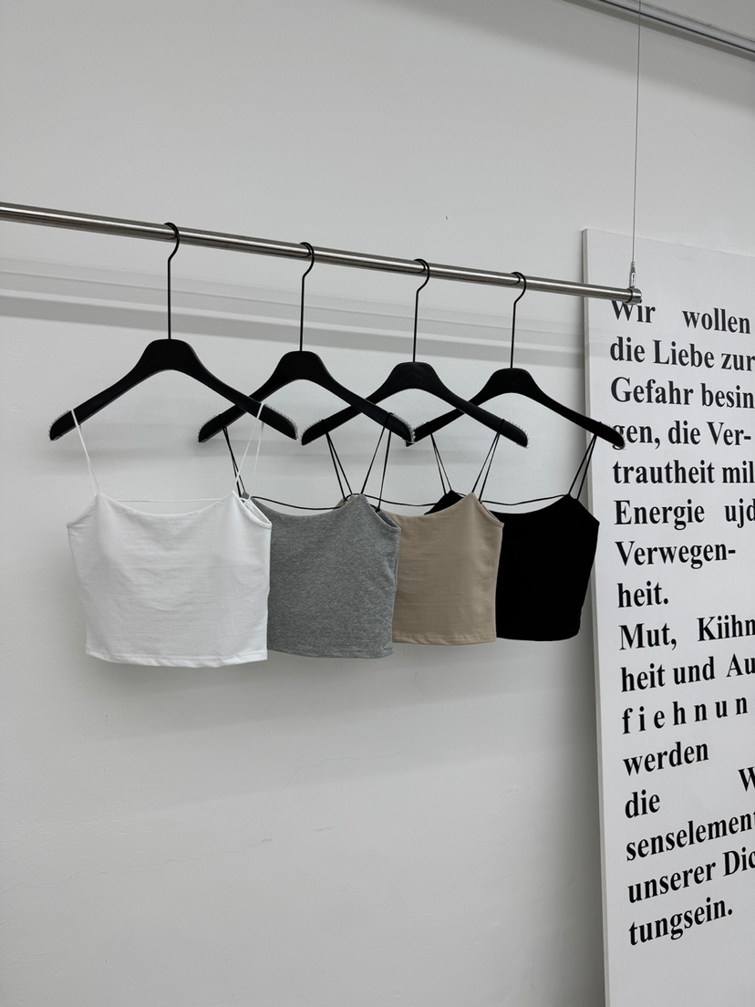 RED-A直郵韓國代購㊣女裝新款時尚25春夏推薦人氣吊帶背心RED-A吊帶/背心