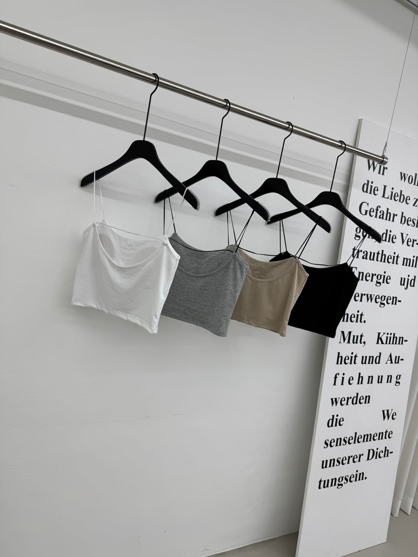 RED-A直郵韓國代購㊣女裝新款時尚25春夏推薦人氣吊帶背心RED-A吊帶/背心