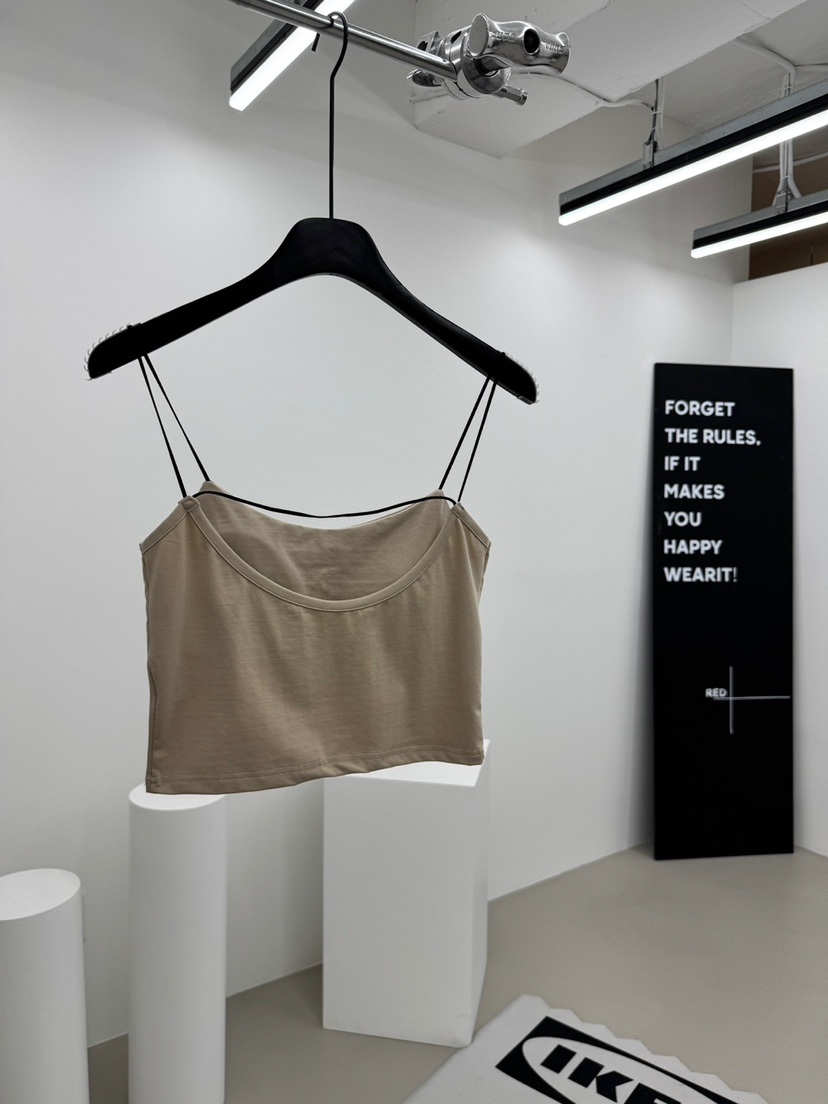 RED-A直郵韓國代購㊣女裝新款時尚25春夏推薦人氣吊帶背心RED-A吊帶/背心圖色3