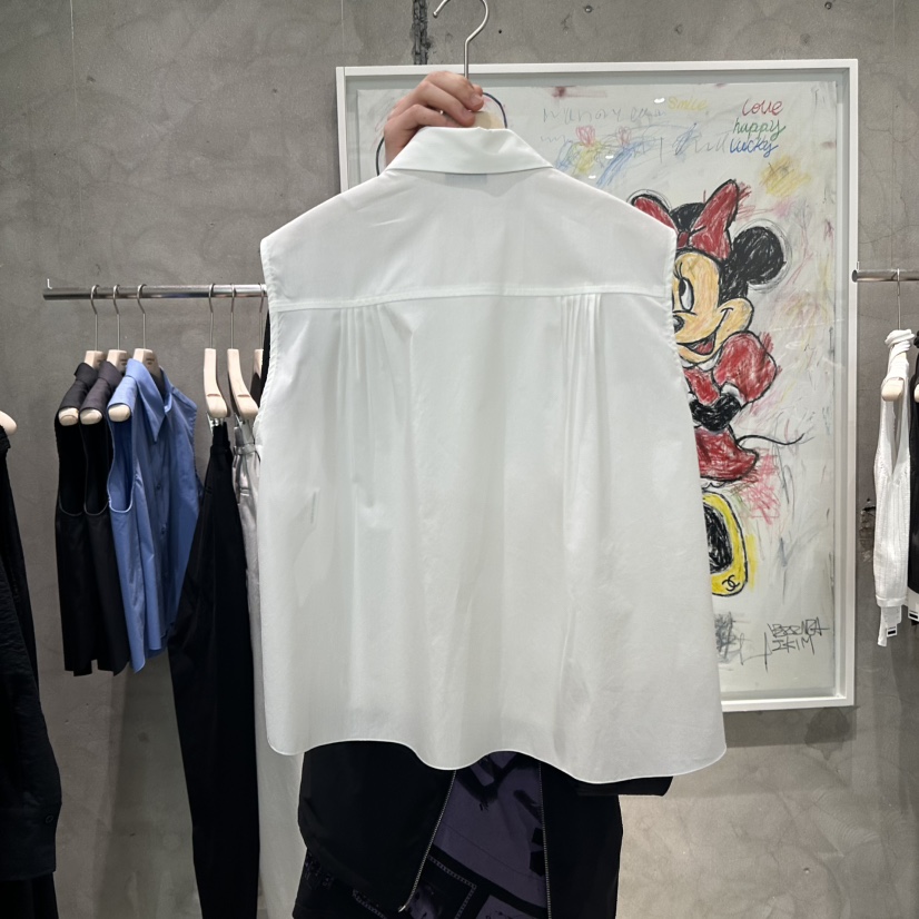 LAMAGIEPIE直郵韓國代購㊣女裝新品時尚熱賣推薦25春夏馬甲LAMAGIE GREY馬甲