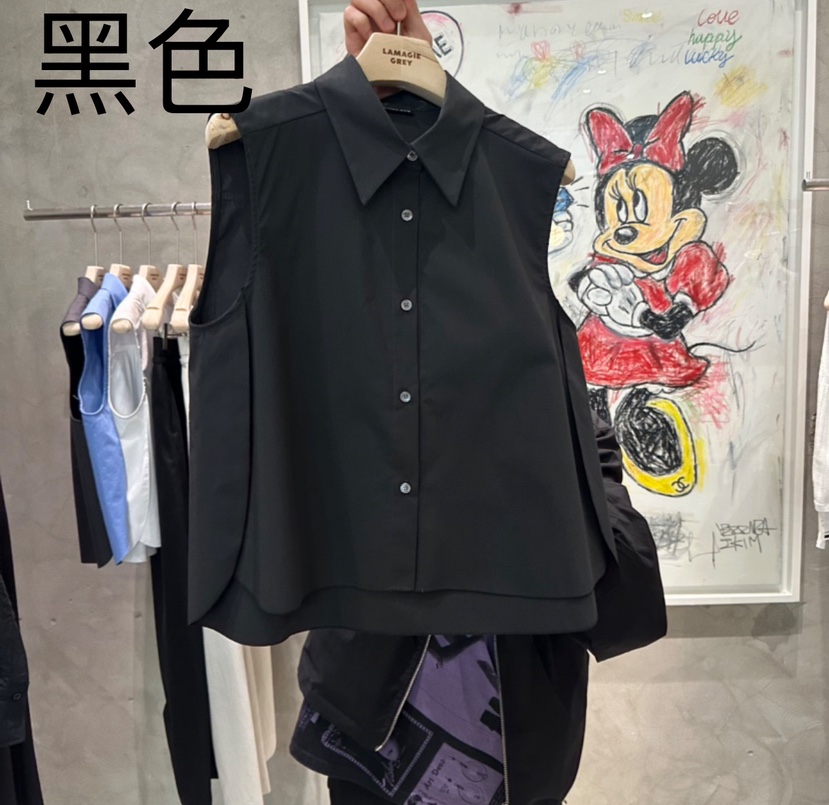 LAMAGIEPIE直郵韓國代購㊣女裝新品時尚熱賣推薦25春夏馬甲LAMAGIE GREY馬甲圖色4
