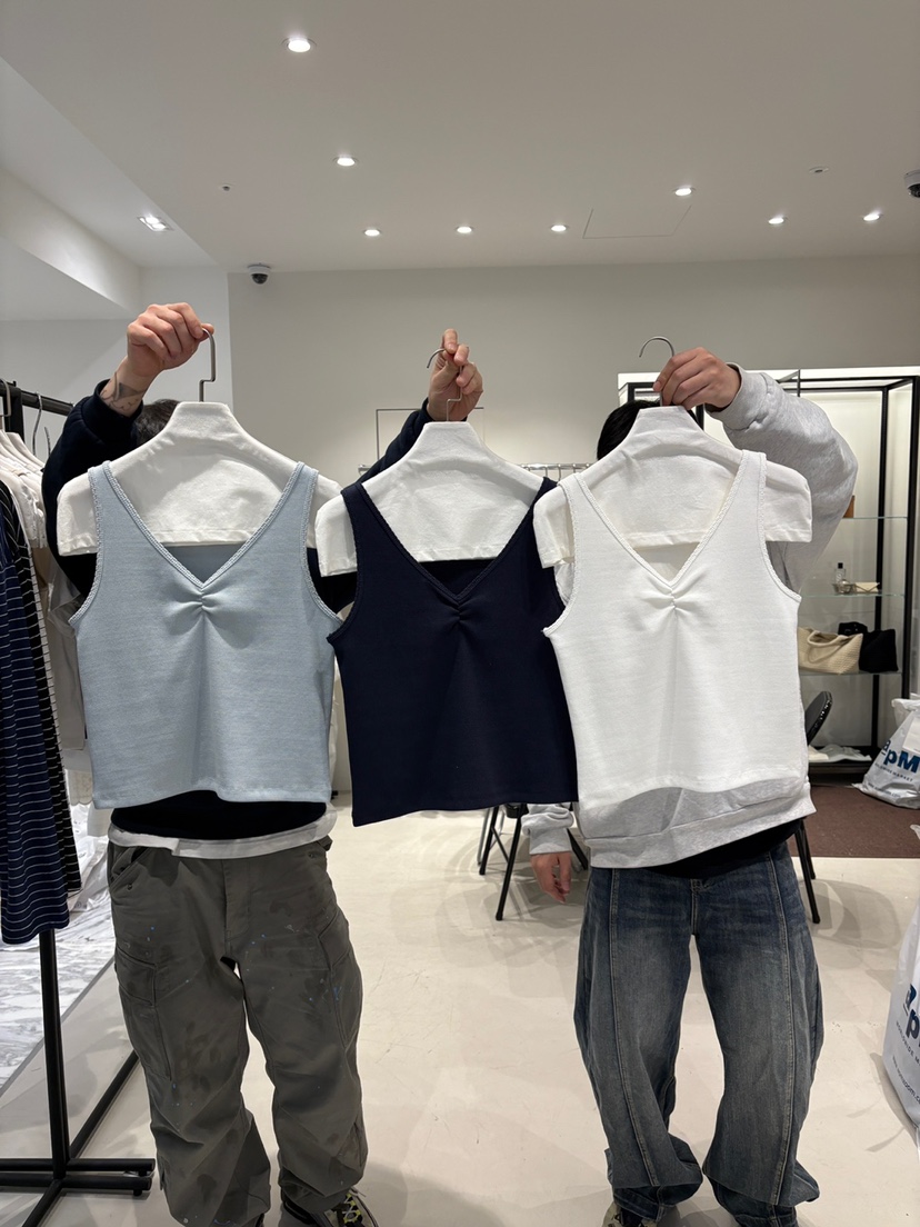 THE BRUNCH直郵韓國代購㊣女裝新款25春夏時尚休閑吊帶背心THE BRUNCH吊帶/背心