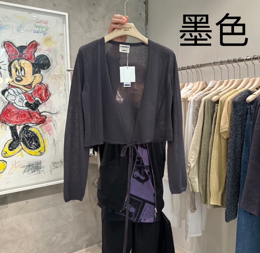 LAMAGIEPIE韓國㊣直郵東大門代購女裝新款人氣熱賣時尚針織衫LAMAGIE GREY針織衫圖色3