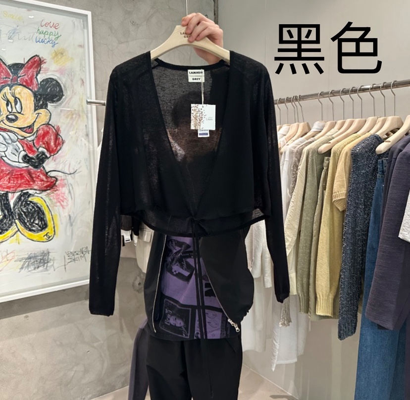 LAMAGIEPIE韓國㊣直郵東大門代購女裝新款人氣熱賣時尚針織衫LAMAGIE GREY針織衫圖色4