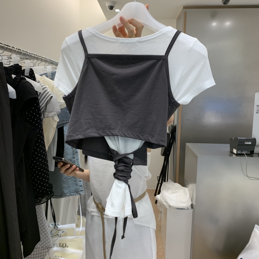 MEET ME韓國直郵㊣女裝新品時尚25春夏推薦吊帶背心不含內搭MEET ME吊帶/背心