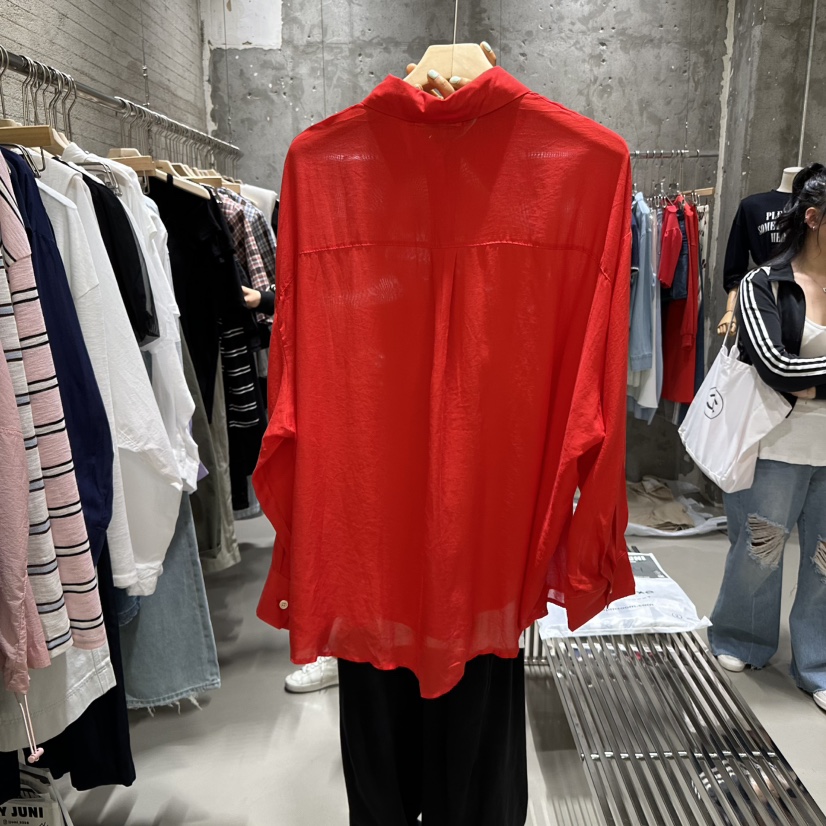 JUNI韓國直郵㊣東大門實拍女裝新品25春夏熱賣推薦襯衫蕾絲衫my juni襯衫/蕾絲衫
