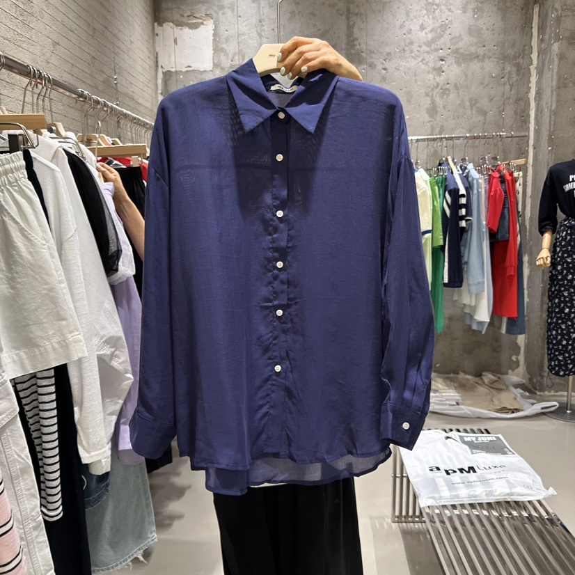 JUNI韓國直郵㊣東大門實拍女裝新品25春夏熱賣推薦襯衫蕾絲衫my juni襯衫/蕾絲衫圖色3