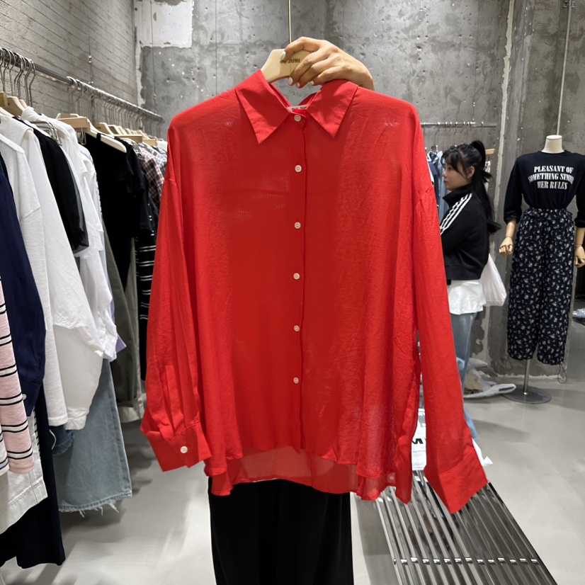 JUNI韓國直郵㊣東大門實拍女裝新品25春夏熱賣推薦襯衫蕾絲衫my juni襯衫/蕾絲衫圖色5