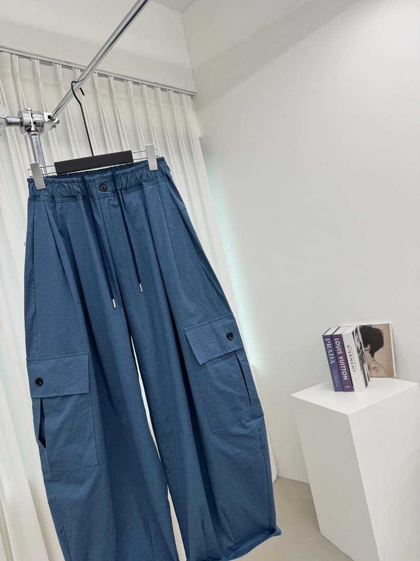 RED-A韓國直郵㊣東大門實拍女裝新品時尚休閑褲工裝褲亞麻RED-A休閑褲圖色3