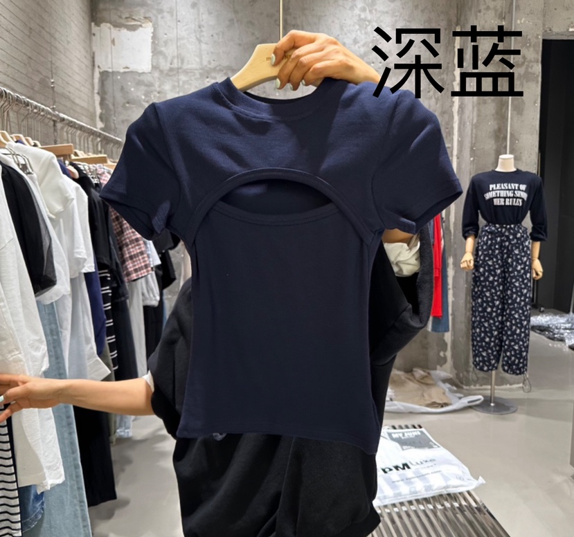 JUNI韓國㊣直郵東大門代購女裝新品人氣熱賣25春夏休閑推薦T恤my juniT恤圖色3
