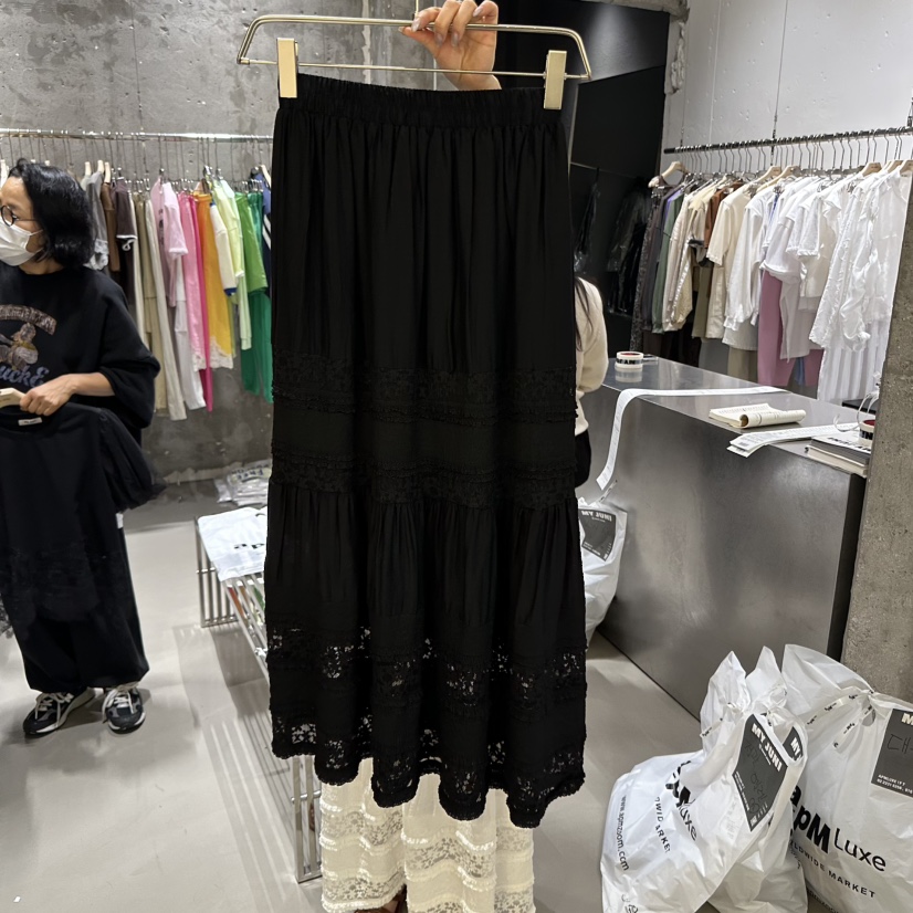JUNI韓國直郵㊣女裝新款休閑時尚人氣熱賣推薦長裙不含腰帶my juni長裙