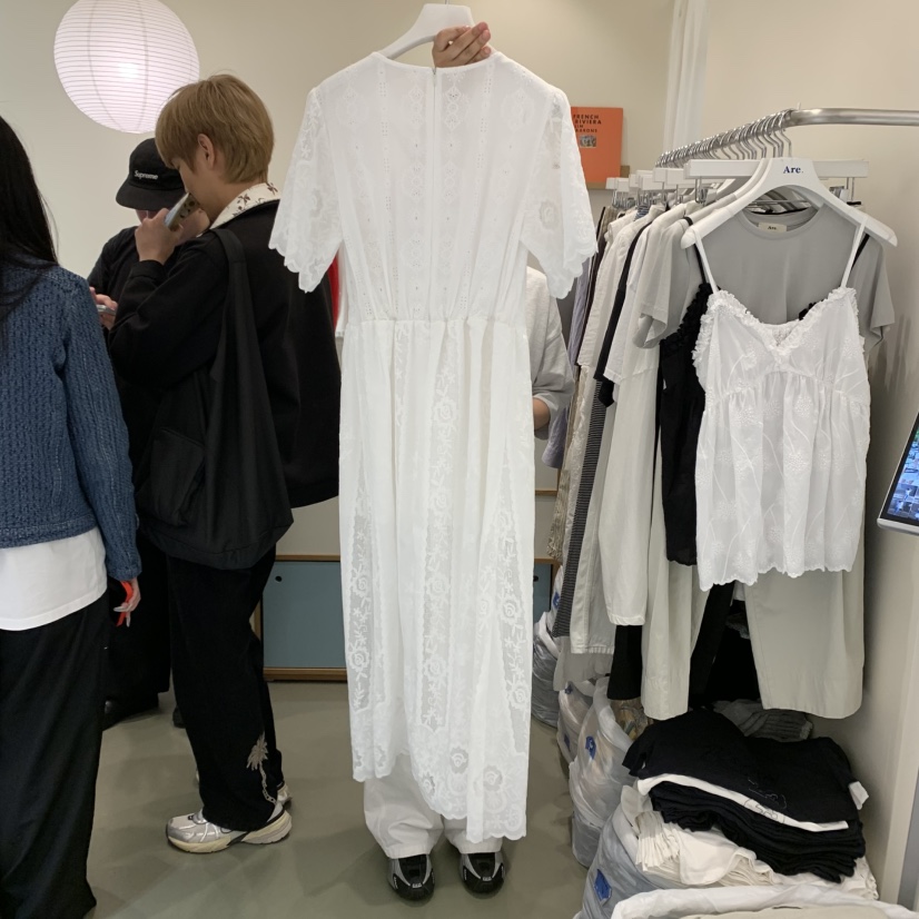 ARE韓國直郵㊣東大門實拍女裝新品25春夏人氣時尚休閑連衣裙ARE YOU/ARE連衣裙