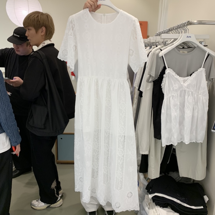 ARE韓國直郵㊣東大門實拍女裝新品25春夏人氣時尚休閑連衣裙ARE YOU/ARE連衣裙