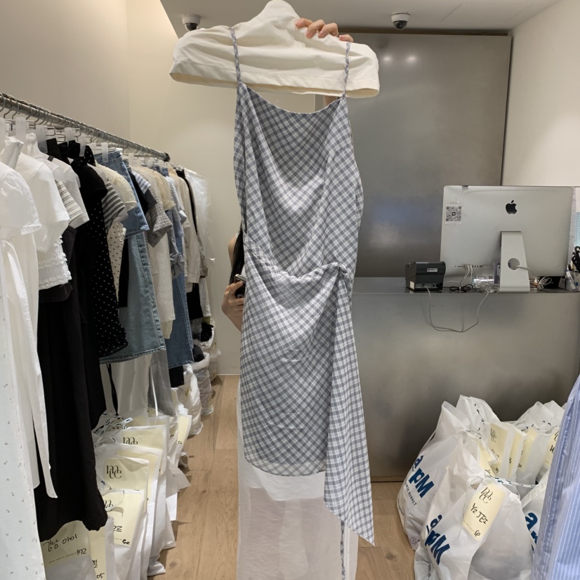 MEET ME直郵韓國代購㊣女裝新品時尚推薦休閑人氣25春夏連衣裙MEET ME連衣裙圖色2