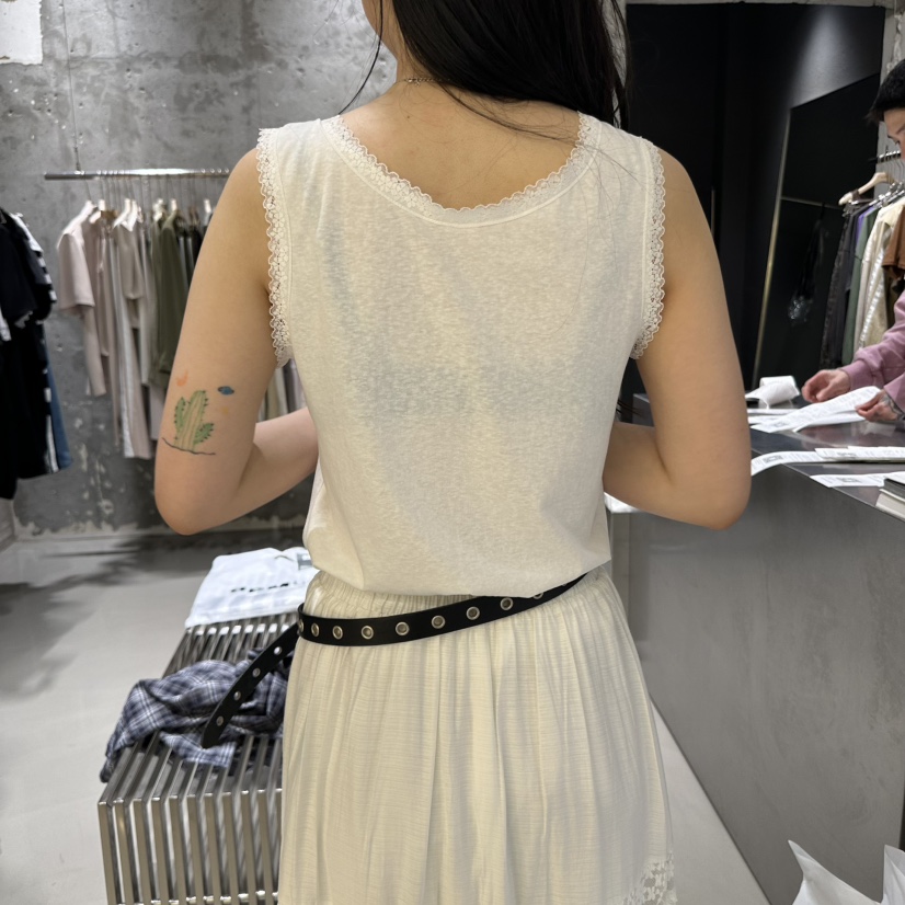 JUNI韓國直郵㊣東大門實拍女裝新品25春夏人氣時尚吊帶背心my juni吊帶/背心