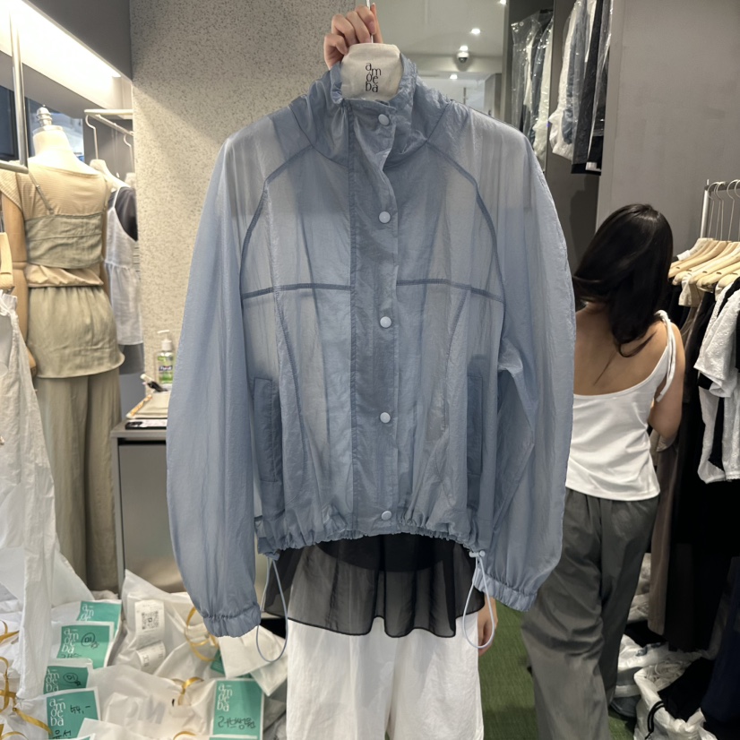 AMOEBA韓國直郵㊣女裝新品推薦休閑熱賣25春夏人氣時尚夾克AMOEBA夾克圖色2