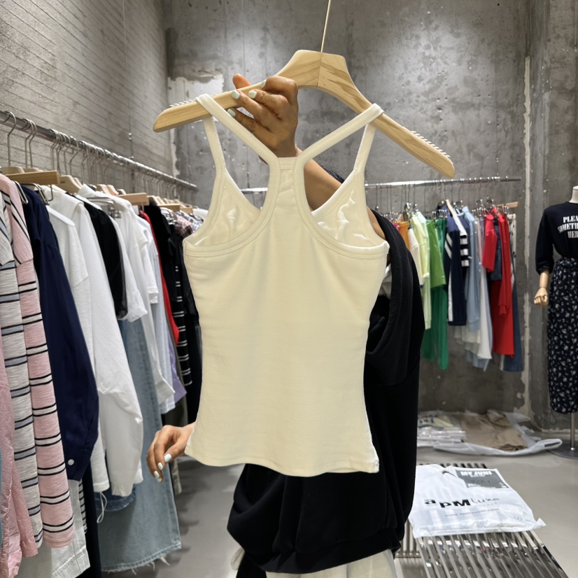 JUNI韓國直郵㊣女裝新品休閑時尚推薦人氣熱賣25春夏吊帶背心my juni吊帶/背心