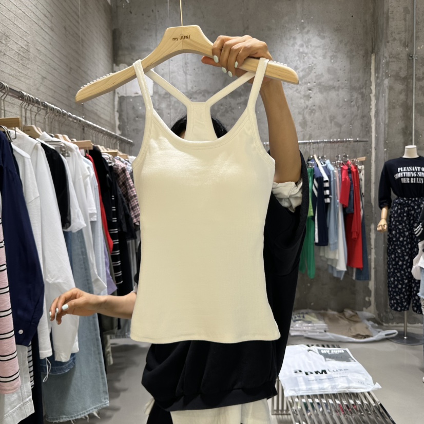 JUNI韓國直郵㊣女裝新品休閑時尚推薦人氣熱賣25春夏吊帶背心my juni吊帶/背心