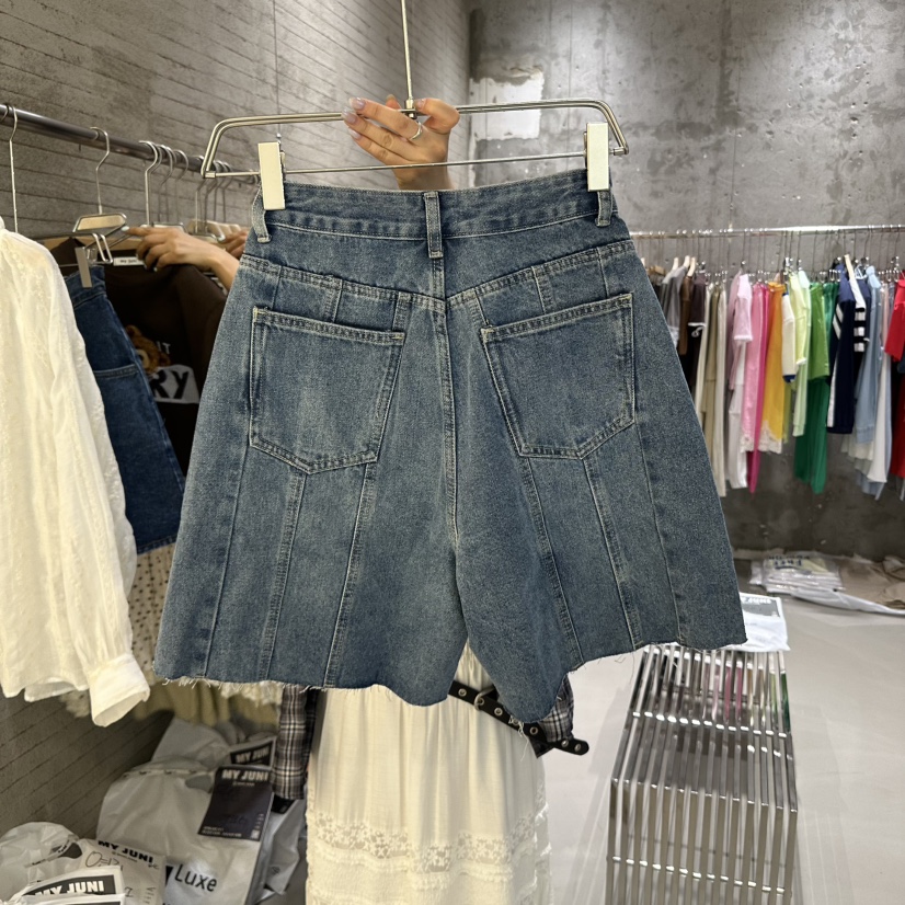 JUNI韓國直郵㊣東大門實拍女裝新品人氣休閑時尚推薦25春夏短褲my juni短褲
