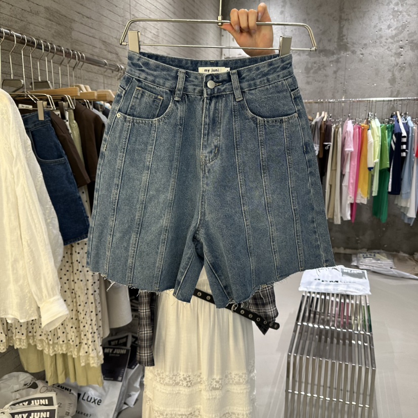 JUNI韓國直郵㊣東大門實拍女裝新品人氣休閑時尚推薦25春夏短褲my juni短褲