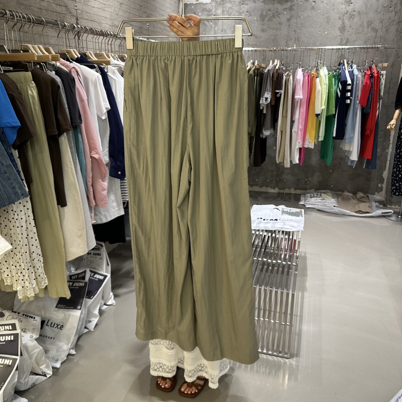 JUNI直郵韓國代購㊣女裝新品25春夏時尚推薦熱賣休閑休閑褲my juni休閑褲