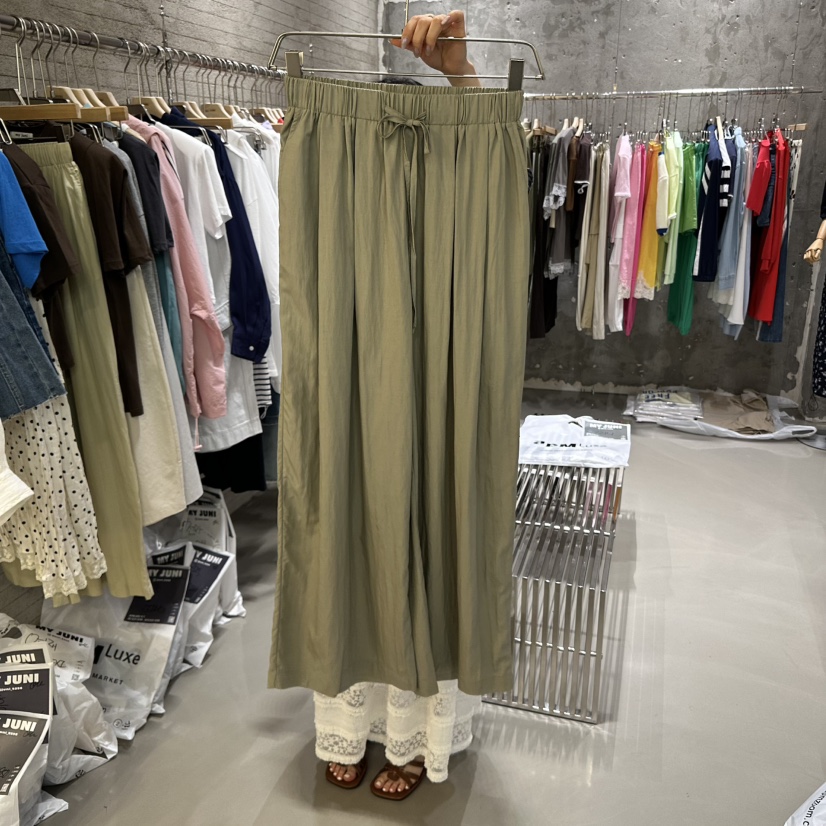 JUNI直郵韓國代購㊣女裝新品25春夏時尚推薦熱賣休閑休閑褲my juni休閑褲圖色2