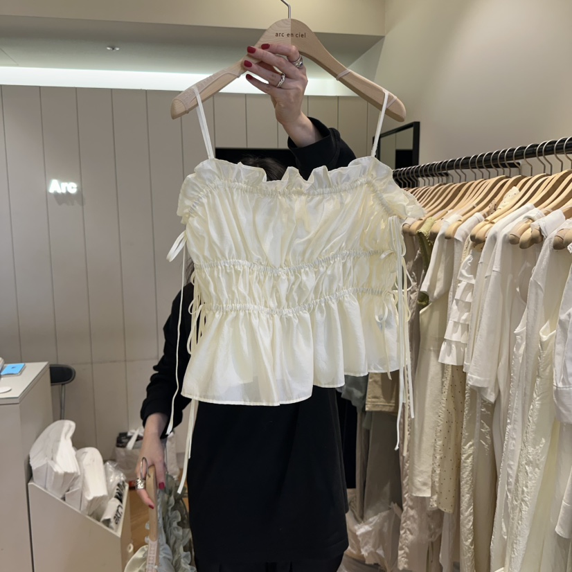 ARC韓國㊣直郵東大門代購女裝新品25春夏時尚推薦休閑吊帶背心ARC EN CIEL吊帶/背心