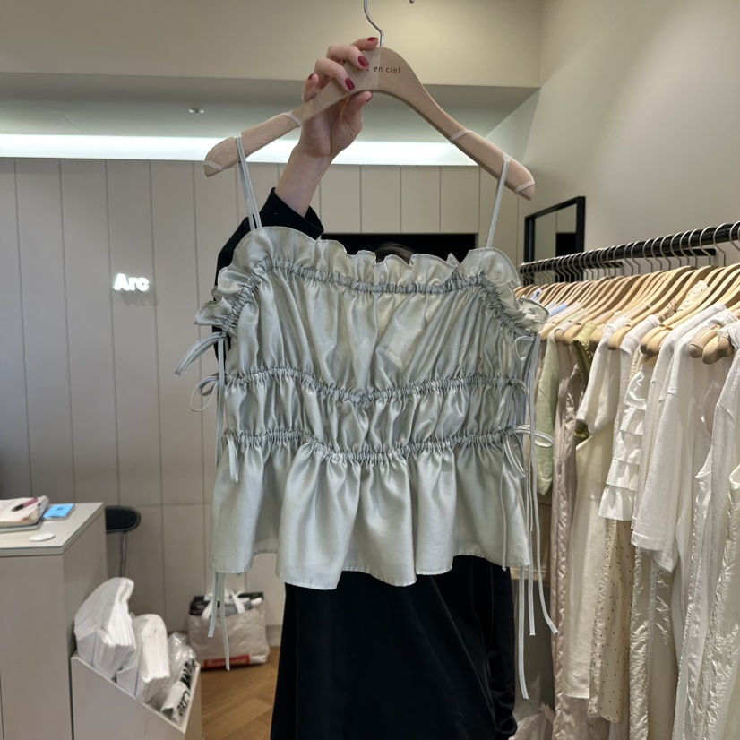ARC韓國㊣直郵東大門代購女裝新品25春夏時尚推薦休閑吊帶背心ARC EN CIEL吊帶/背心圖色3