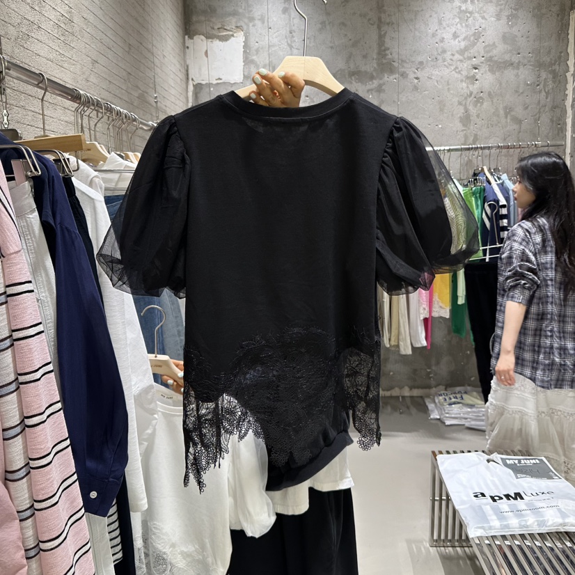 JUNI直郵韓國代購㊣女裝新品休閑人氣熱賣25春夏時尚推薦T恤my juniT恤