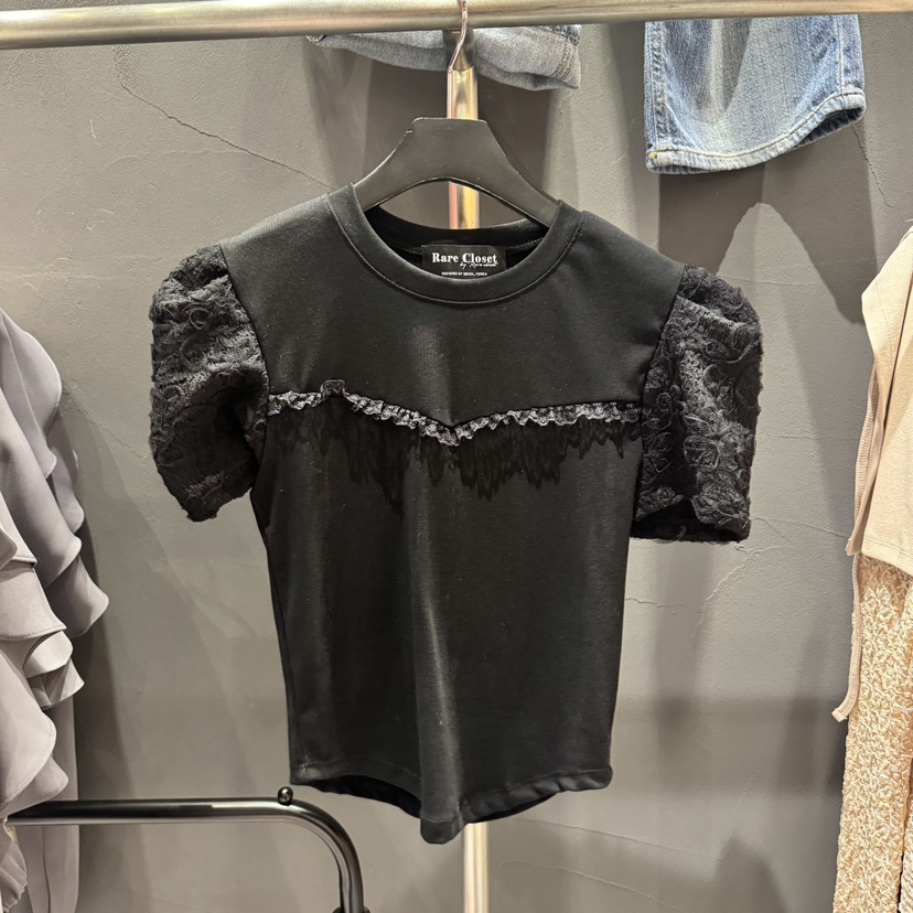RARE CLOSET直郵韓國代購㊣女裝新款人氣時尚熱賣休閑推薦T恤RARE CLOSETT恤圖色2