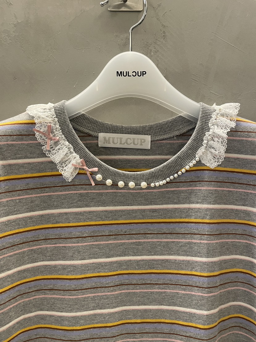 MULCUP韓國直郵㊣東大門實拍女裝新品人氣25春夏時尚休閑T恤MULCUPT恤
