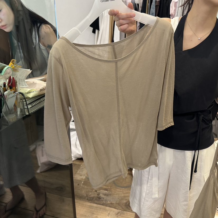 CREAM VILLA韓國直郵㊣女裝新品推薦T恤CREAMVILLAT恤圖色4