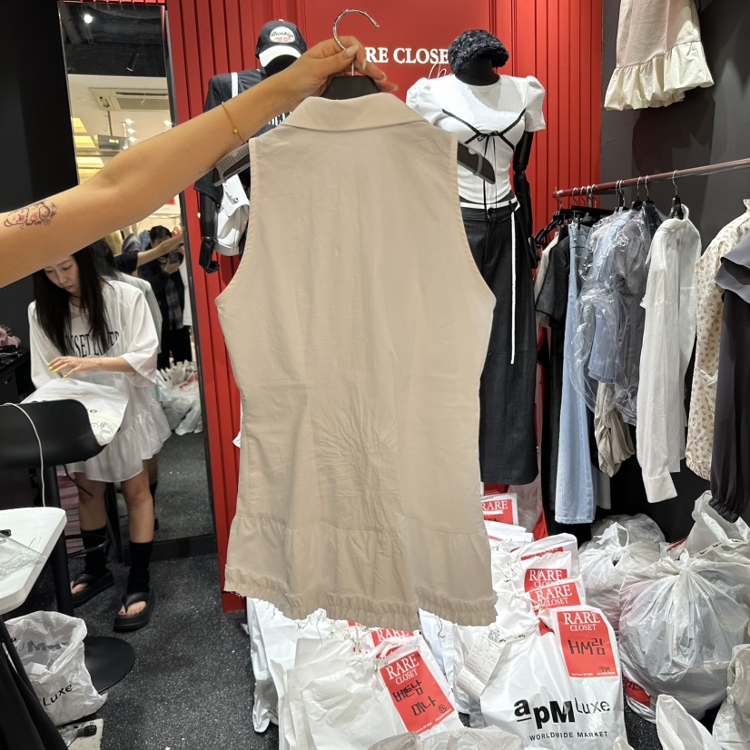 RARE CLOSET韓國直郵㊣東大門實拍女裝新款熱賣推薦吊帶背心RARE CLOSET吊帶/背心