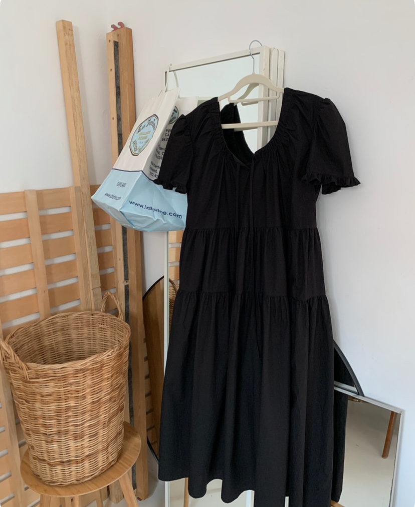 A Flan直郵韓國代購㊣女裝新品25春夏熱賣推薦人氣時尚連衣裙AFN/A Flan連衣裙
