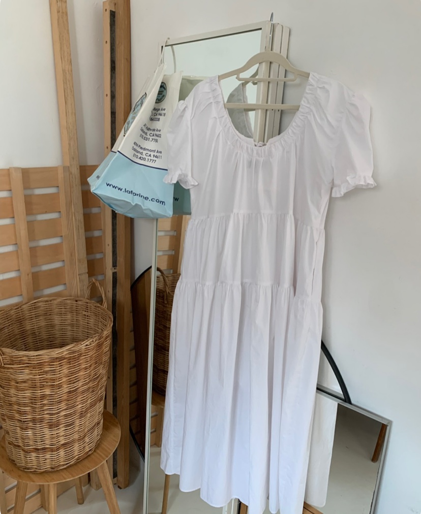 A Flan直郵韓國代購㊣女裝新品25春夏熱賣推薦人氣時尚連衣裙AFN/A Flan連衣裙
