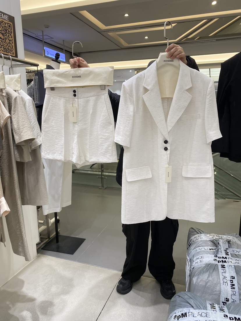 BOHEME直郵韓國代購㊣女裝新品25春夏推薦休閑熱賣時尚短褲BOHEME短褲