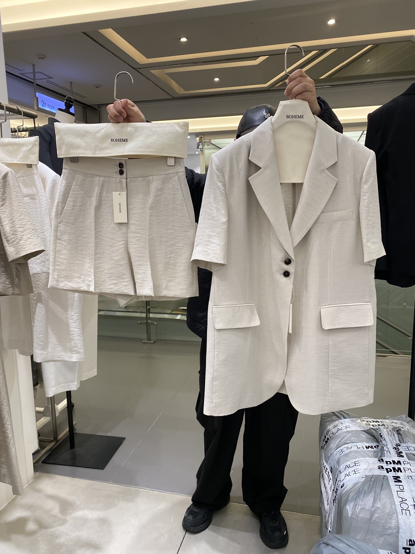 BOHEME直郵韓國代購㊣女裝新品25春夏推薦休閑熱賣時尚短褲BOHEME短褲