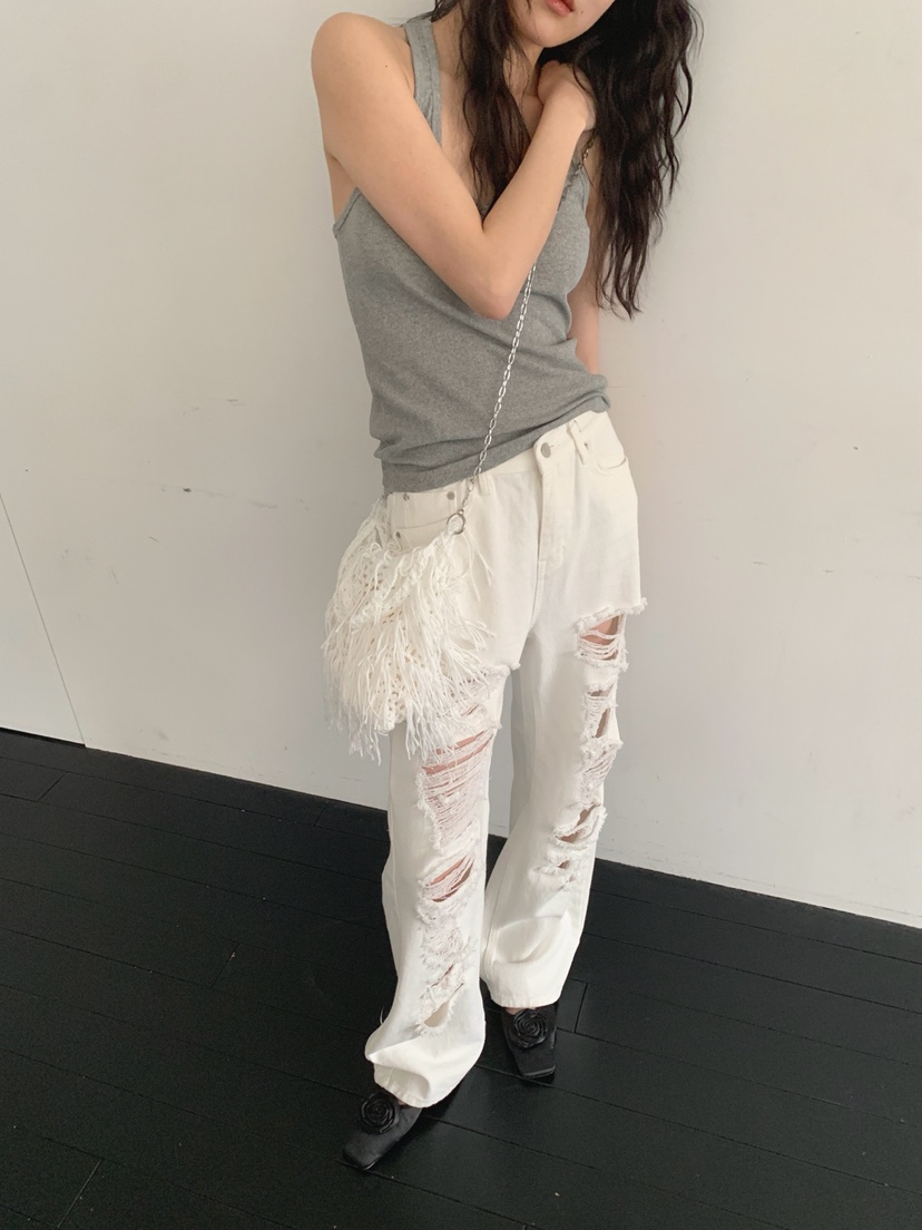 JKICHI韓國直郵㊣東大門實拍女裝新款休閑熱賣25春夏吊帶背心JKICHI吊帶/背心
