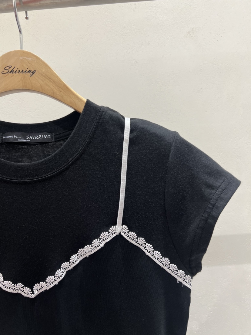 SHIRRING韓國直郵㊣東大門實拍女裝新品人氣時尚25春夏休閑T恤SHIRRINGT恤