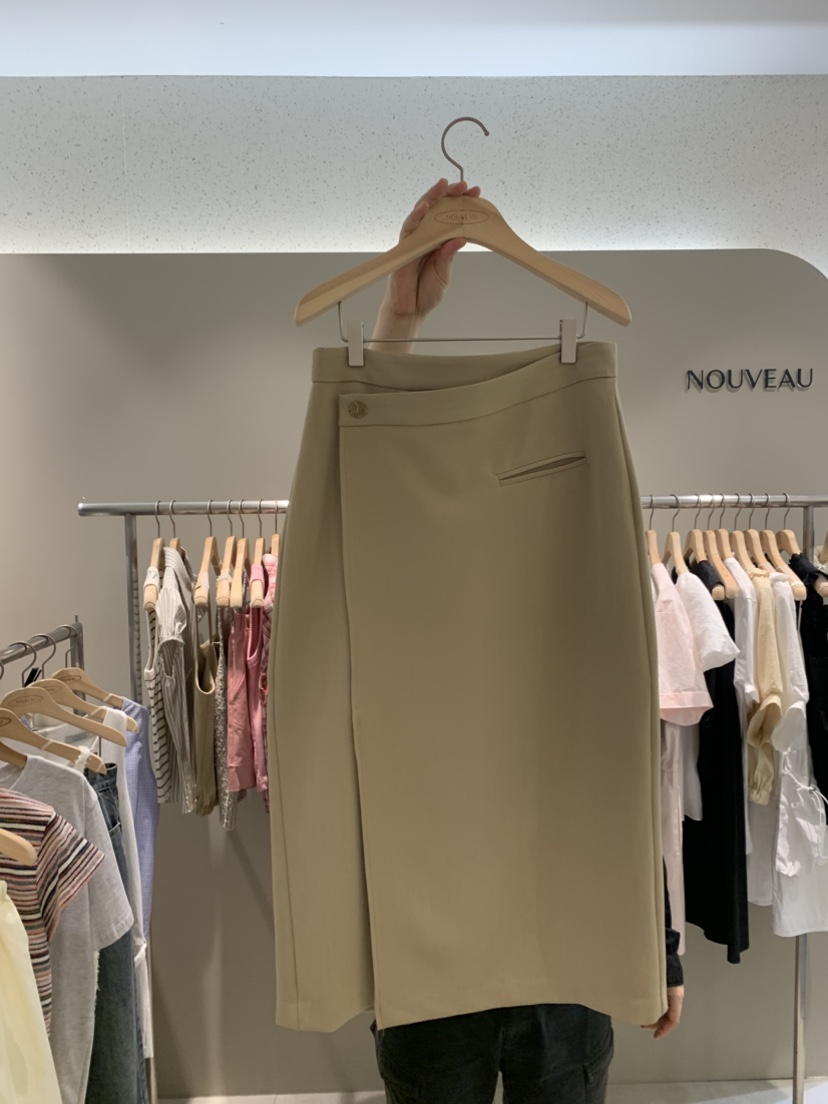 NOUVEAU韓國直郵㊣東大門實拍女裝新品時尚推薦休閑人氣長裙NOUVEAU長裙圖色2