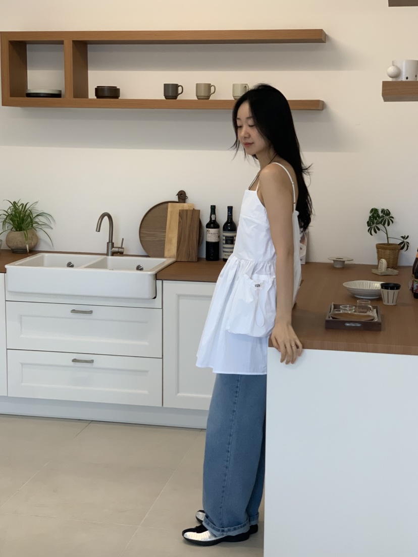 NOUVEAU韓國㊣直郵東大門代購女裝新品時尚人氣熱賣連衣裙口袋NOUVEAU連衣裙