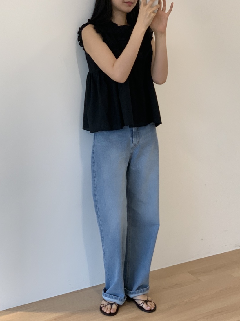 NOUVEAU韓國直郵㊣女裝新品推薦熱賣25春夏休閑襯衫蕾絲衫蕾絲NOUVEAU襯衫/蕾絲衫