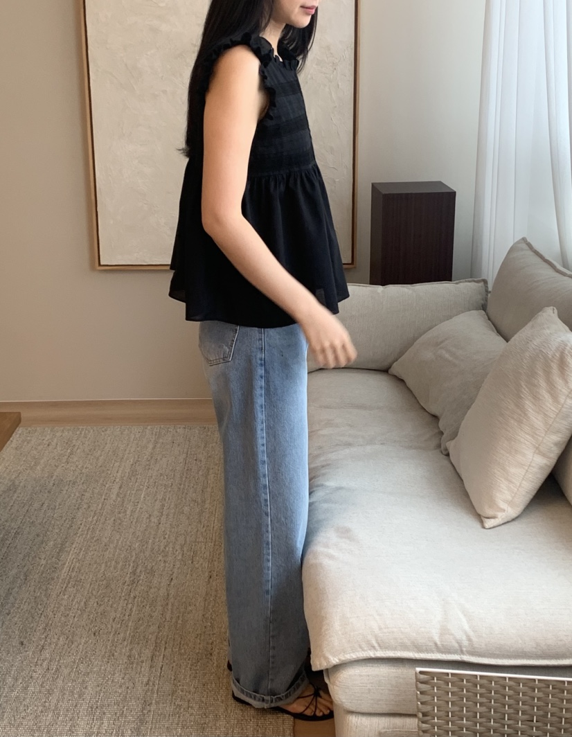 NOUVEAU韓國直郵㊣女裝新品推薦熱賣25春夏休閑襯衫蕾絲衫蕾絲NOUVEAU襯衫/蕾絲衫