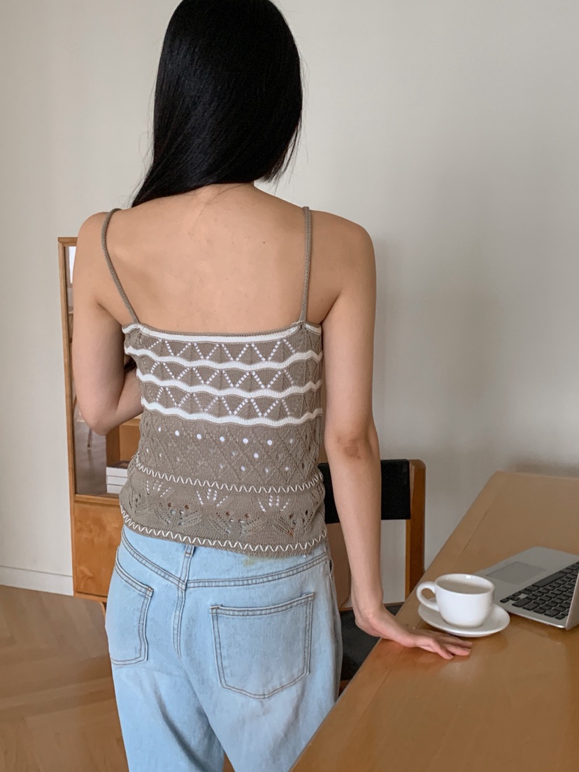 DARLUZ_MI韓國直郵㊣東大門實拍女裝新品休閑人氣熱賣吊帶背心DARLUZ_MI吊帶/背心