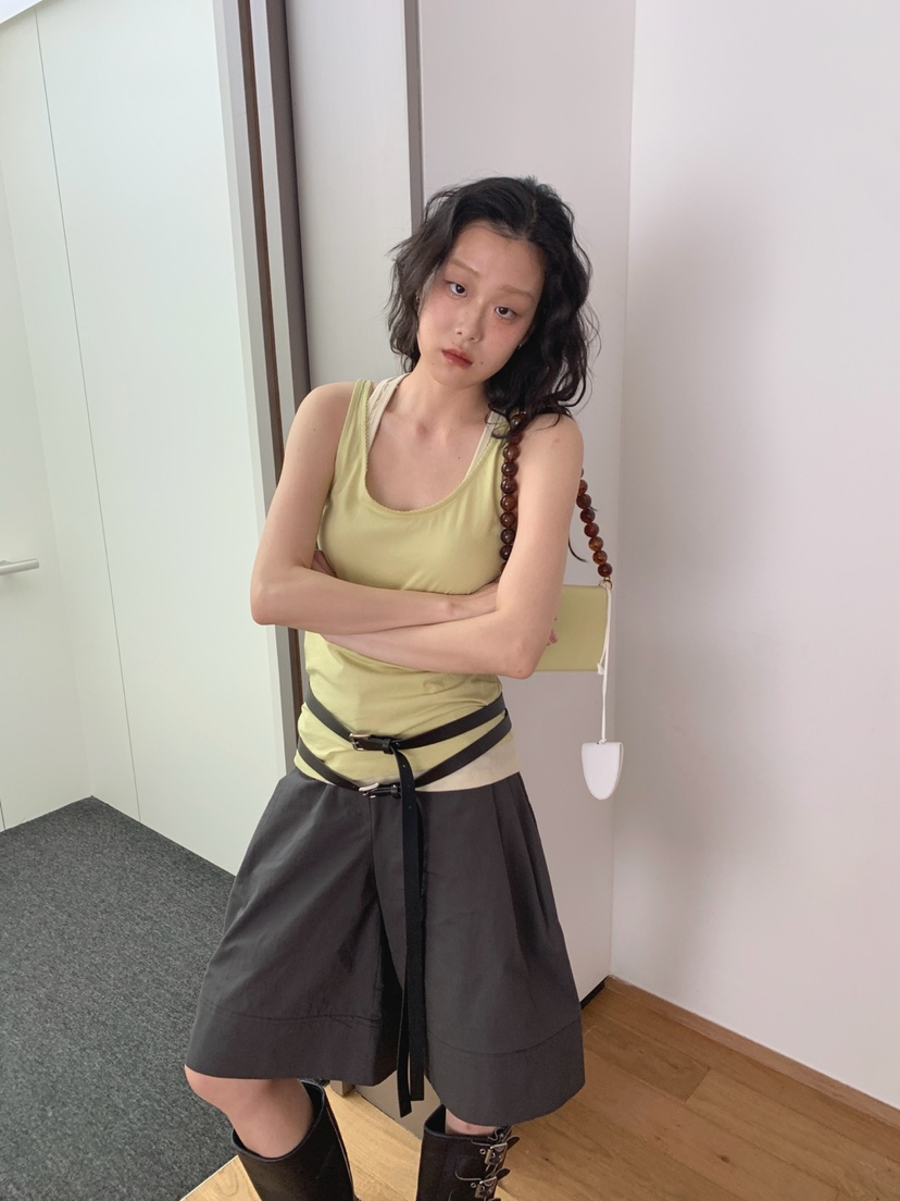 JKICHI韓國直郵㊣東大門實拍女裝新款熱賣休閑時尚吊帶背心JKICHI吊帶/背心