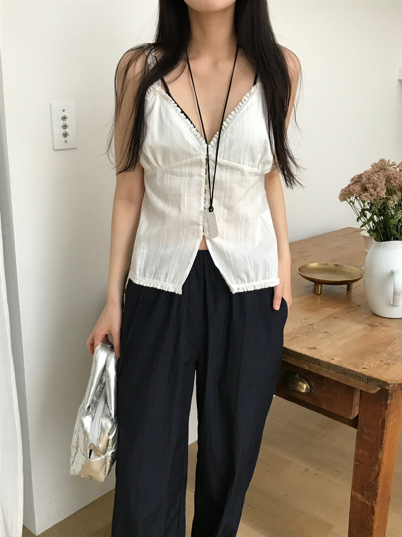 ESCHER韓國㊣直郵東大門代購女裝新品25春夏推薦人氣吊帶背心ESCHER吊帶/背心