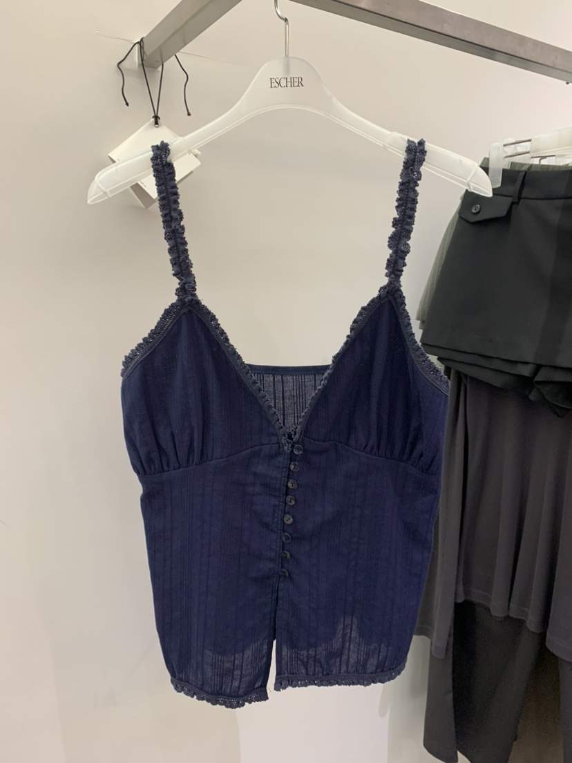 ESCHER韓國㊣直郵東大門代購女裝新品25春夏推薦人氣吊帶背心ESCHER吊帶/背心圖色2