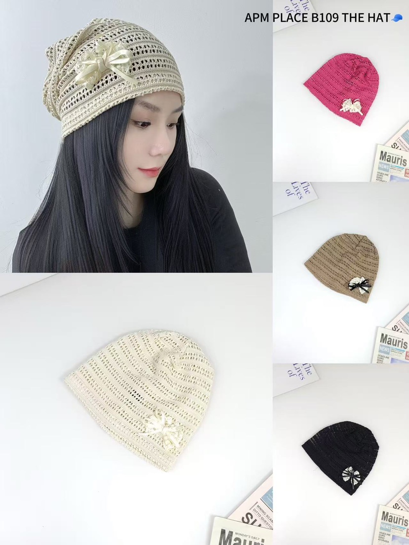 THE HAT-P韓國㊣直郵東大門代購女裝新款人氣休閑帽子蕾絲THE HAT帽子